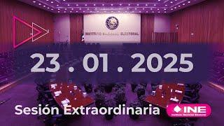 Sesión Extraordinaria del Consejo General (23/01/2025)