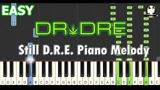 Still D.R.E. (Piano Melody) - DR Dre | EASY Piano Tutorial | [Synthesia + MIDI file]