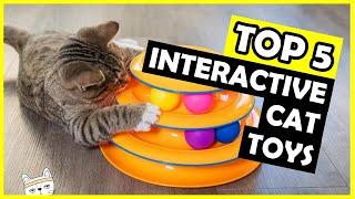 TOP 5: Best Interactive Cat Toys for Cats Home Alone of 2025