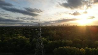 Golden Hour Drone Flight in Wanstead Park, London (DJI Mini 3 Pro)