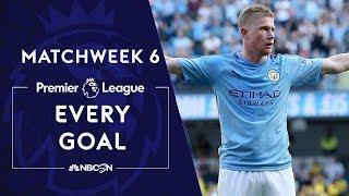 Every Premier League goal from Matchweek 6 | NBC Sports