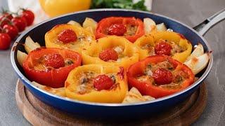 Peperoni ripieni di polpettine: la ricetta colorata per far mangiare più verdure ai più piccoli!