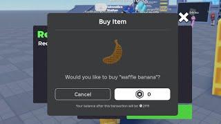 Getting waffle banana  #waffletrades #whosetrade