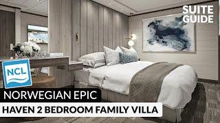 NCL Epic | The Haven 2 Bedroom Family Villa with Balcony | Virtual Tour & Review | 4K