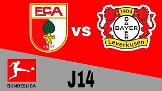 Augsburg 0-2 Bayer Leverkusen en vivo Bundesliga Jornada 14