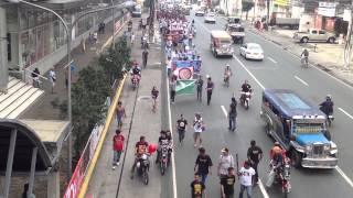 Valenzuela Skeptron Council Parade in celebration of ALPHA KAPPA RHO's 40th founding anniversary.