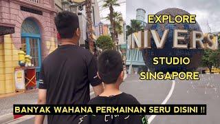 EXPLORE UNIVERSAL STUDIO SINGAPORE | BANYAK WAHANA PERMAINAN SERU DISINI