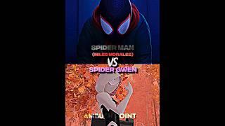 Miles Morales VS Gwen Stacy | #shorts #fyp #marvel