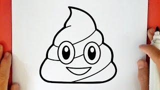 HOW TO DRAW A POOP EMOJI