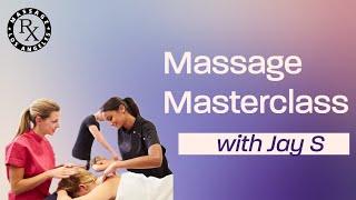 Learning Advance Massage Therapy. Healthy Spine Massage | Life Rx Los Angeles