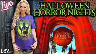 LIVE: Live From Halloween Horror Nights | Universal Studios Livestream| Orlando LIVE