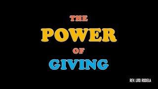 The Power Of Giving --- Proverbs 3:9 (MMI)