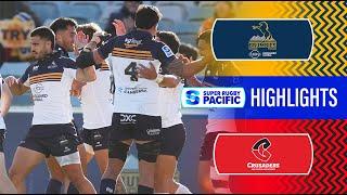 HIGHLIGHTS | BRUMBIES v CRUSADERS | Super Rugby Pacific 2024 | Round 13