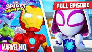 Surprise Party Surprise!  | Full Episode | Spidey and His Amazing Friends | @disneyjunior @MarvelHQ