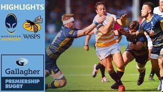 Drop Goal Miss Decides Match | Worcester Warriors v Wasps | Gallagher Premiership - Highlights