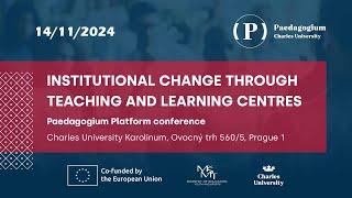 Paedagogium | Institutional Change Through Teaching and Learning Centres  | 14 November 2024