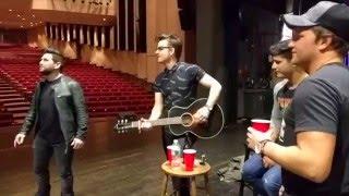 Dan + Shay, Chase Bryant + Rob Banks 'Free Fallin'' Cover at WYRK Acoustic Show