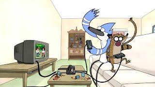Regular Show -  Mordecai And Rigby Make It To The Hammer