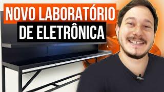 Fazendo uma BANCADA para ELETRÔNICA e FERRAMENTAS | Laboratório de Eletrônica Ep. 04