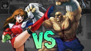 WONDER MOMO VS SAGAT - THIS IS WHEN SAGAT IS ENJOYING THE FIGHT!