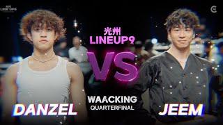 DANZEL(ID) vs JEEM(KR)ㅣWAACKING Round of 8 - 1 | 2024 LINE UP SEASON 9