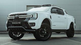 Next-Gen 2023+ Ford Ranger Predator X Body Kit in Frozen White