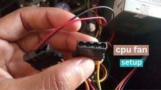 How To Install Extra CPU Cabinet Fan / CPU Cabinet Cooling Fan Installation.