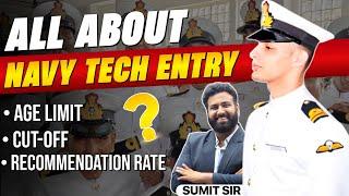 All About Navy Tech Entry 2023 Age Limit | Cut-Off | Selection Rate - Learn With Sumit