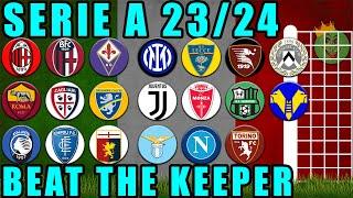 Serie A 2023/24 - Beat The Keeper Marble Race / Marble Race King