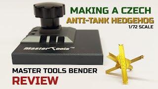 Photo Etched parts Bender Review with making anti-tank hedgehog