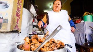 Tour Extreme STREET FOOD en Cusco, Perú - CHOP DE CERVEZA DE MAÍZ + ¡Tour de chiles picantes locos!