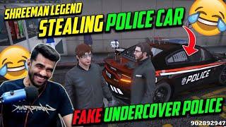 Shreeman Stealing Police Car ||Undercover Police Part 1