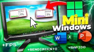 SUPER Windows 11 MAS RAPIDO y LITE 2024  / Solo PARA PC Antiguas