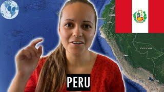 Zooming in on PERU | Geography of PERU with Emmanuel and Google Earth