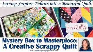 Mrs. Quilty Mystery Subscription Box Opening & Review, #FabricUnboxing