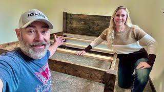 DIY Queen Size Bed Frame - Easy and Cheap