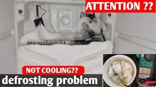 REFRIGERATOR REPAIR (NOT COOLING, DEFROSTING SYSTEM) HOW TO SOLVE?