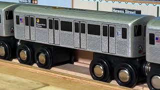 Munipals MTA R32 J Train Hewes Street Nostalgia Subway Mini Clip @Trainman6000