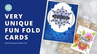 Very Unique Fun Fold Cards + Exclusive Offer!