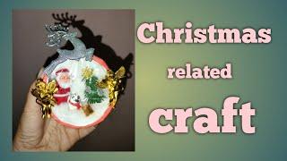 Christmas related craft #craft