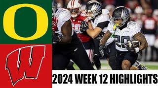 Oregon vs. Wisconsin Week 12 [FULL GAME] Highlights | 2024 College Football Highlights