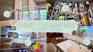 DEEP CLEANING KITCHEN I Grundreinigung meiner Küche I Motivation fürs Putzen & Organisieren ️