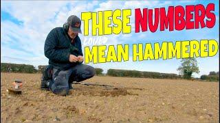 NOX finding hammered coins on lower numbers, metal detecting