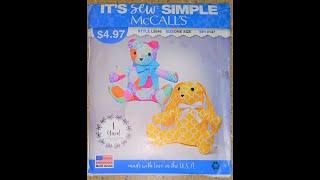 Let's sew the bear | It's Sew Simple McCall's Pattern # L9546