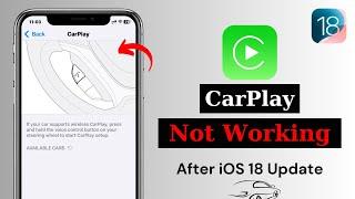 How To Fix CarPlay Not Working on iPhone After iOS 18 Update