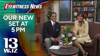 WJZ-TV Baltimore | Eyewitness News at Five Tours Their New Set | 10-29-98 | WJZ 13