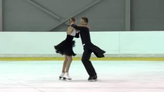 ISU 2015 Jr Grand  Prix  Riga Short Dance Christina CARREIRA / Anthony PONOMARENKO USA