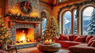 Traditional Christmas Music Instrumentals  Cozy Fireplace Christmas Music  Christmas Ambience