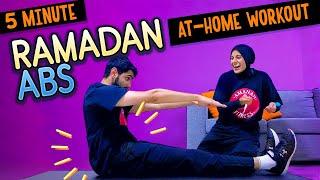 5 Minute Ramadan Belly Fat Burn Workout!