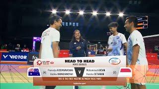 Australian Open 2024 | Pramudya Kusumawardana/Andika Ramadiansyah vs Mohammad Ahsan/Hendra Setiawan